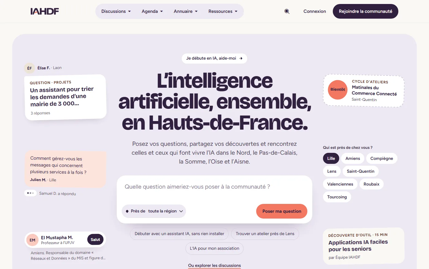 IAHDF, la communauté de l'intelligence artificielle en Hauts-de-France